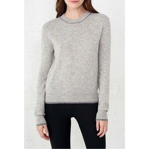 La Ligne Gray Neat Sweater Wool & Cashmere